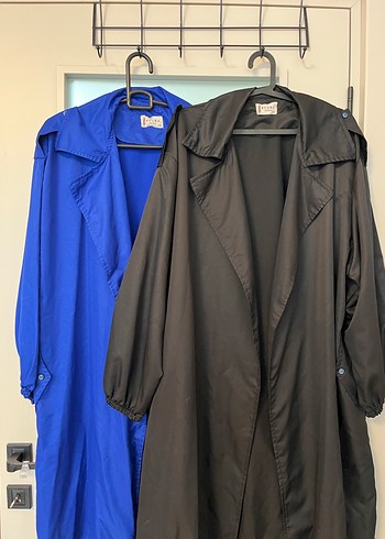 Kadın Uzun Kollu Salaş Trençkot - Görsel 2