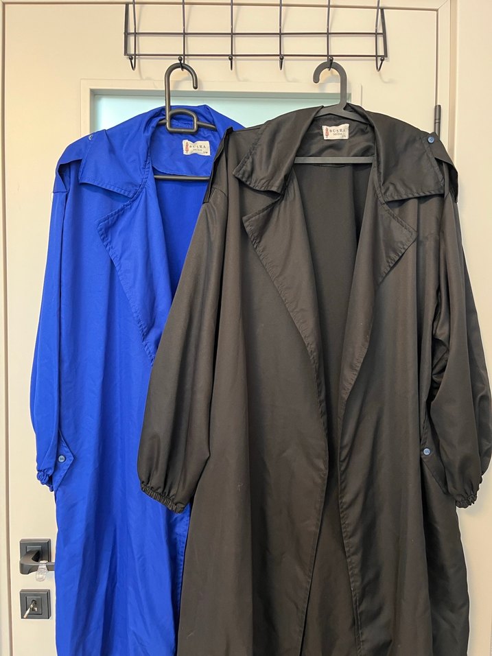 Kadın Uzun Kollu Salaş Trençkot - Görsel 2