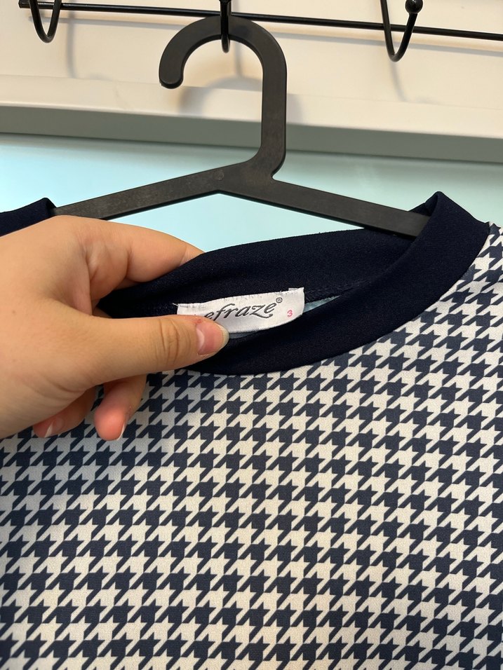 Kadın Gri Ekose Uzun Kollu ikili takım - Görsel 3