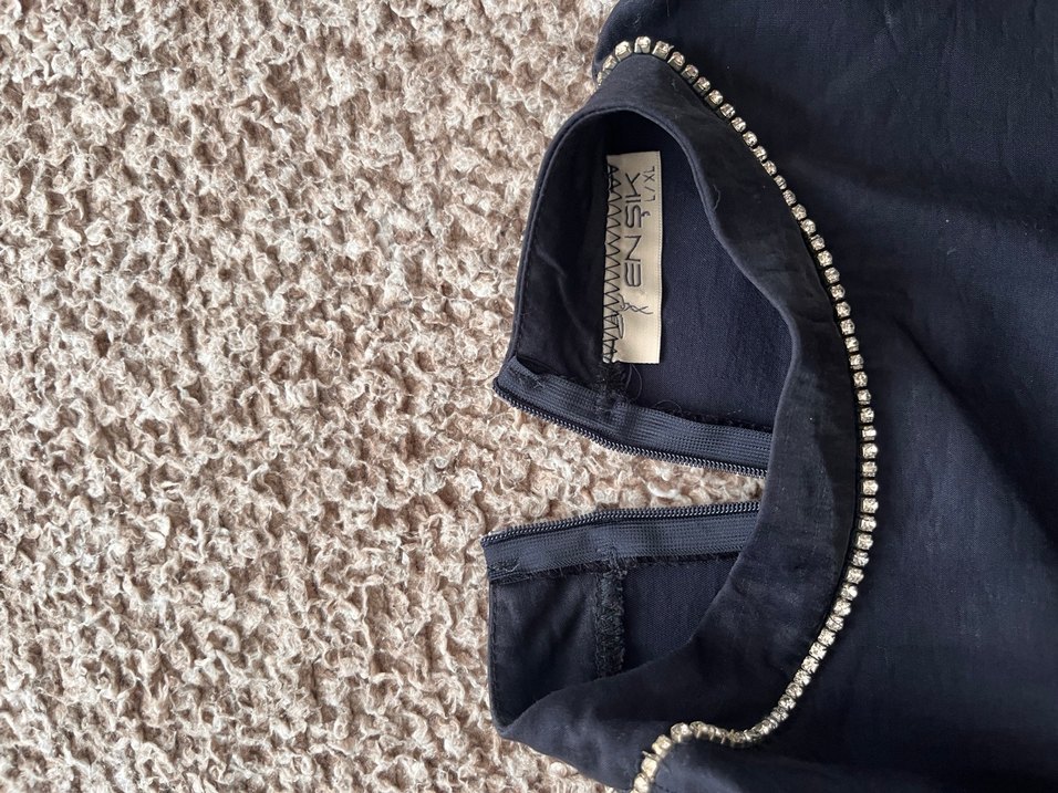 Lacivert abiye elbise - Görsel 3