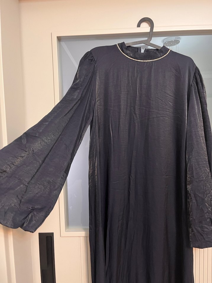 Lacivert abiye elbise - Görsel 2