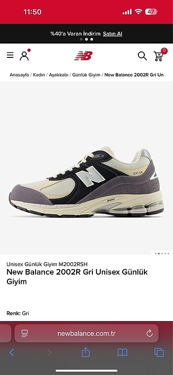New Balance New balance 2002r gri