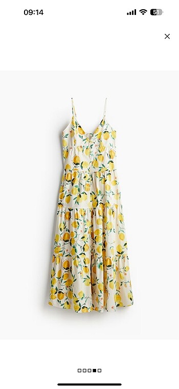 H&M H&M limonlu elbise
