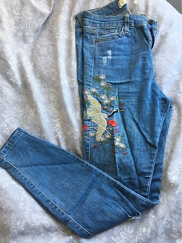 Denim&Co Jean Kot pantolon