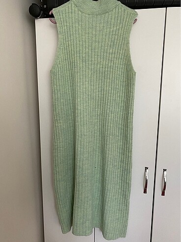 LC Waikiki LCW yeşil triko elbise