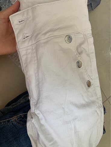 36 Beden Trendyol beyaz pantolon