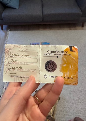 Kehribar kolye - Görsel 6