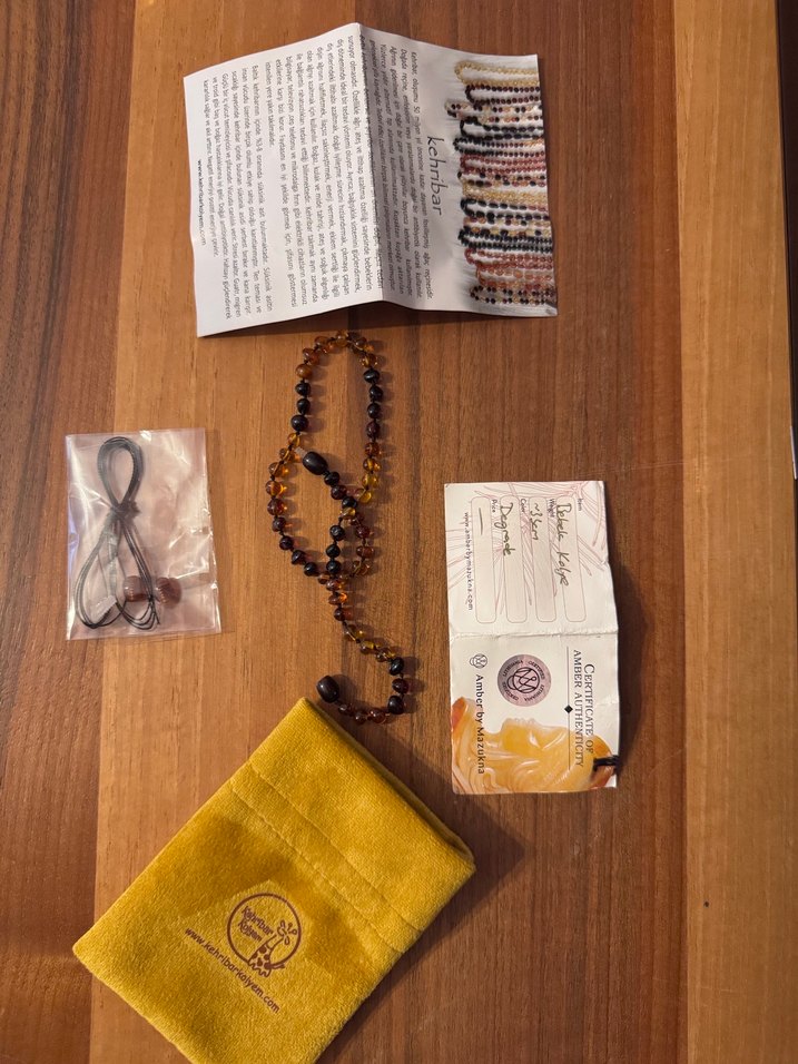 Kehribar kolye - Görsel 2