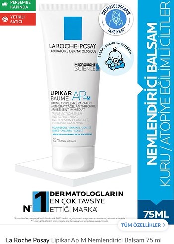 La Roche Posay Lipikar Ap M Nemlendirici Balsam 75 ml