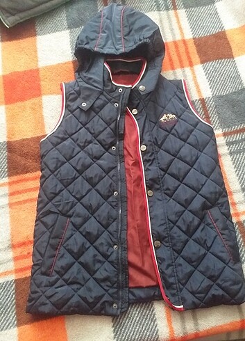 U.S Polo Assn. Dokuma yelek