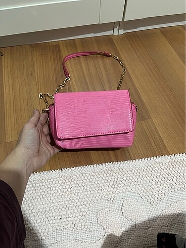 Mango Pembe Çanta