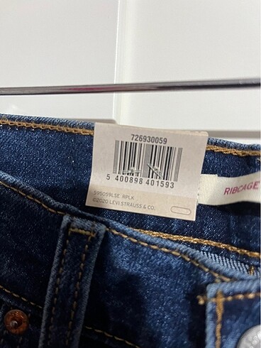 28 Beden Levi?s Ribcage Kot Pantolon