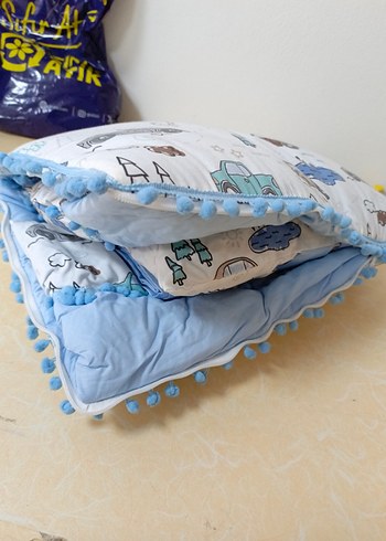 Çocuklar için Nakışlı Pamuklu Yastık - Görsel 2