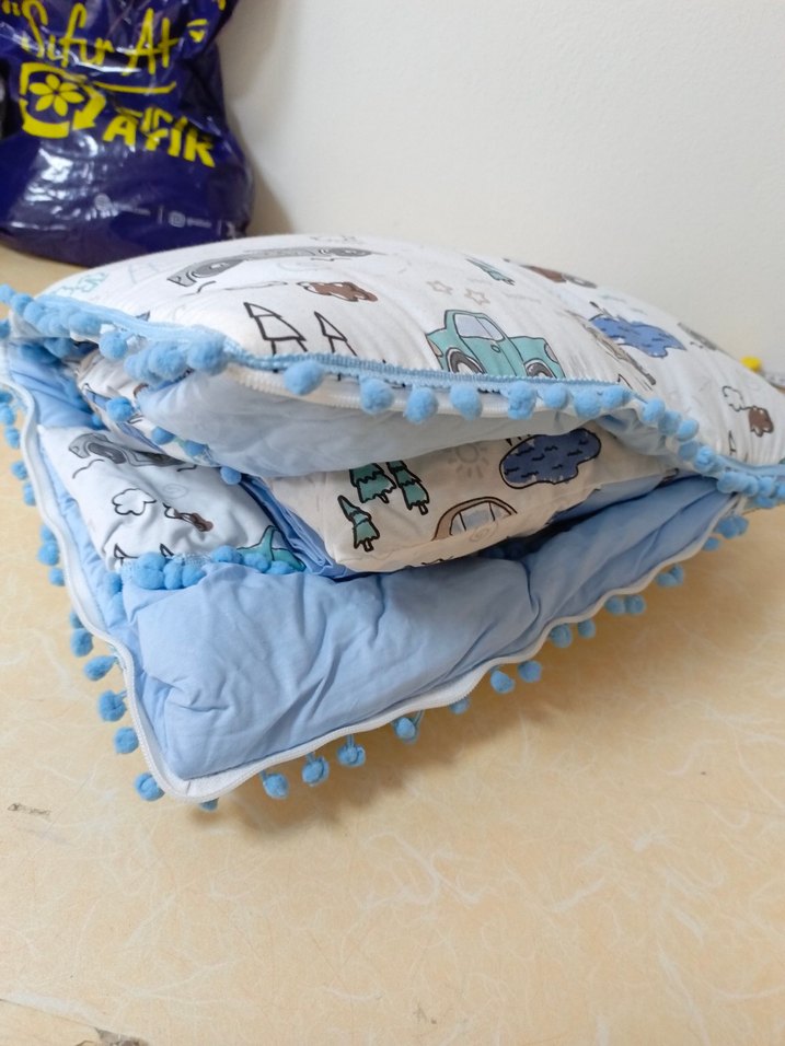 Çocuklar için Nakışlı Pamuklu Yastık - Görsel 2