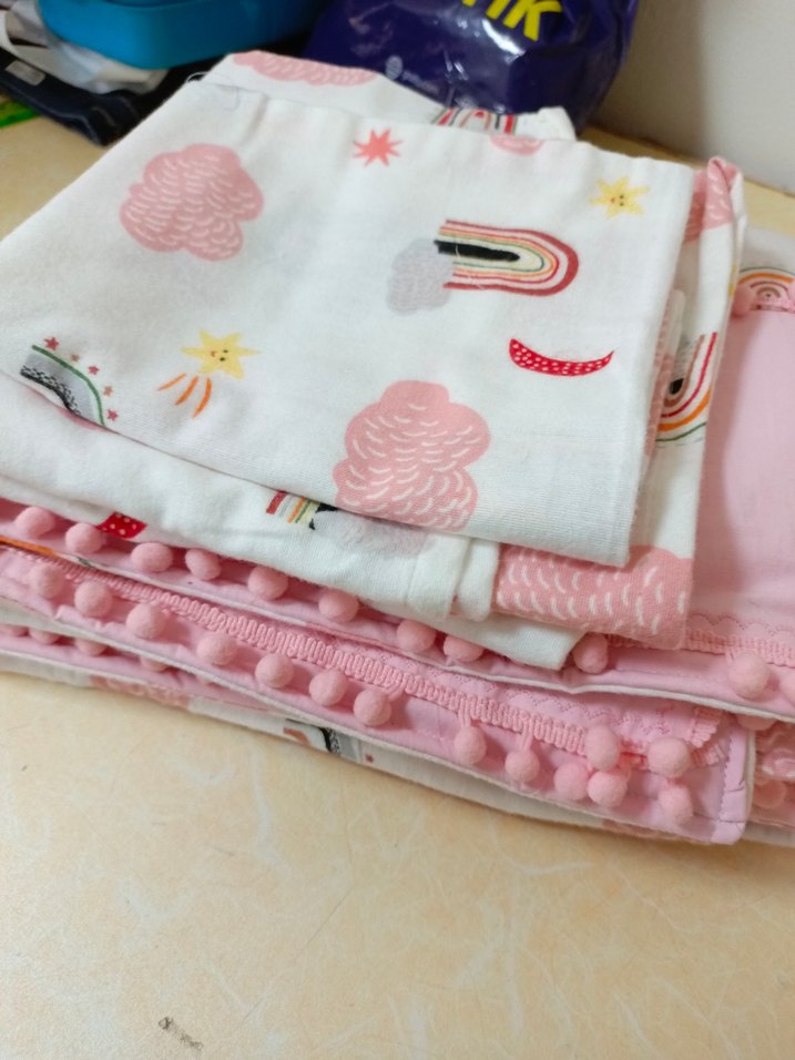 Pembe Nakışlı Çocuk Battaniyesi - Görsel 3