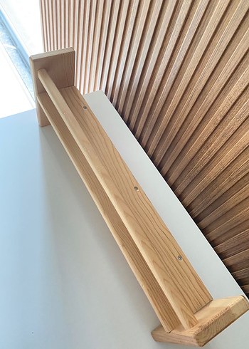 OlcayAksesuar Doğal Ahşap Montessori Kitaplık - Görsel 3