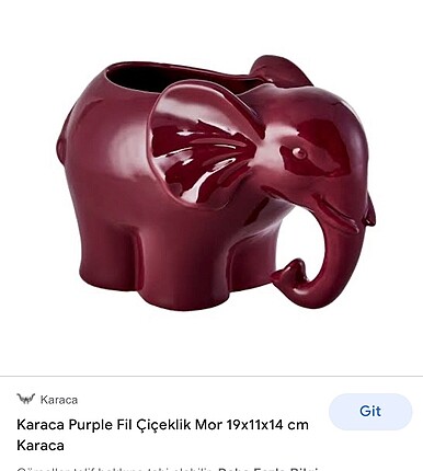 Beden bordo Renk Karaca marka çiçeklik