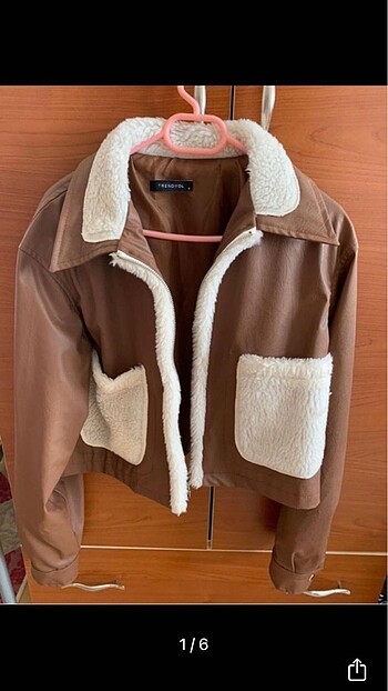 Peluşlu deri ceket