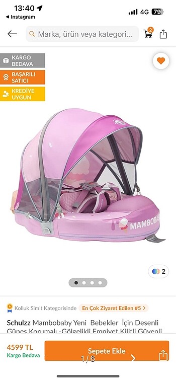Mammobaby bebek yüzme simidi