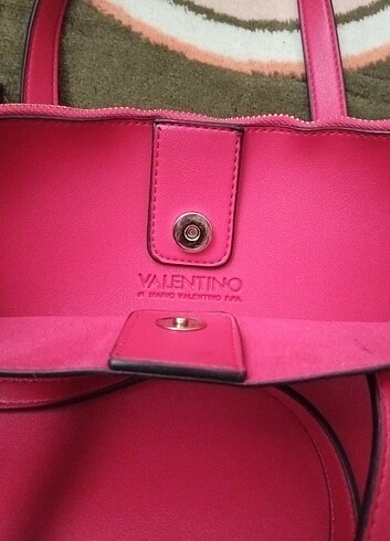 Valentino orijinal kırmızı çanta