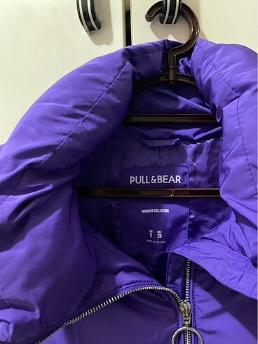 Pull and Bear pull&bear mor şişme mont