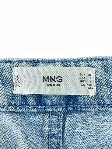 38 Beden mavi Renk Mango Jean / Kot %70 İndirimli.