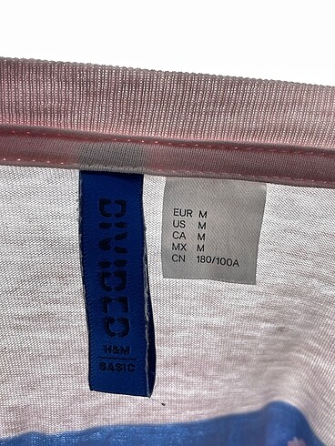 m Beden pembe Renk H&M T-shirt %70 İndirimli.