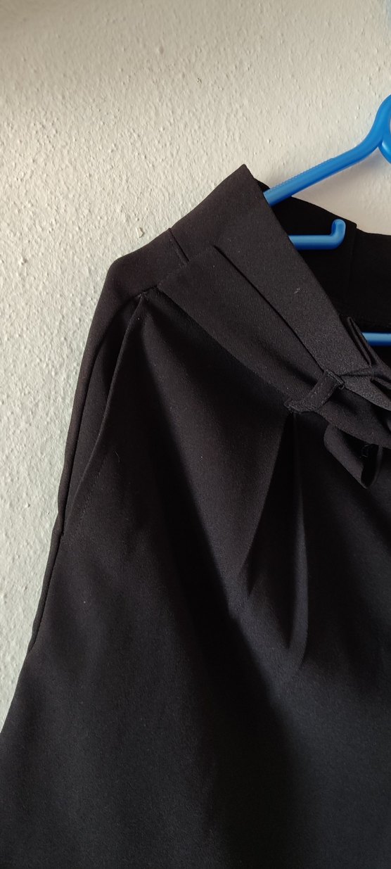 Kadın Siyah Kemerli Mini Şort - Görsel 3