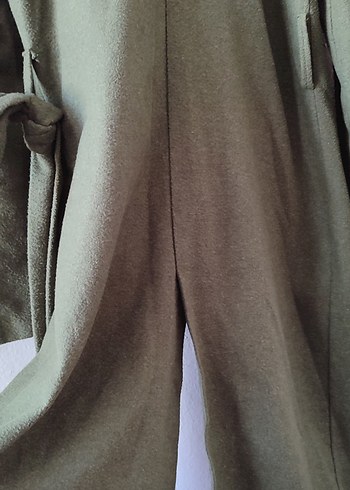 Uzun Haki Kadın Kaban - Görsel 4