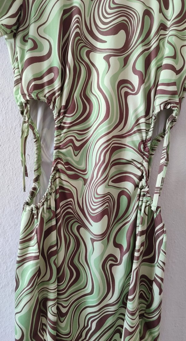 Bohem Çok Renkli kısa Elbise - Görsel 2