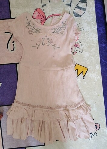4 yaş pembe elbise 