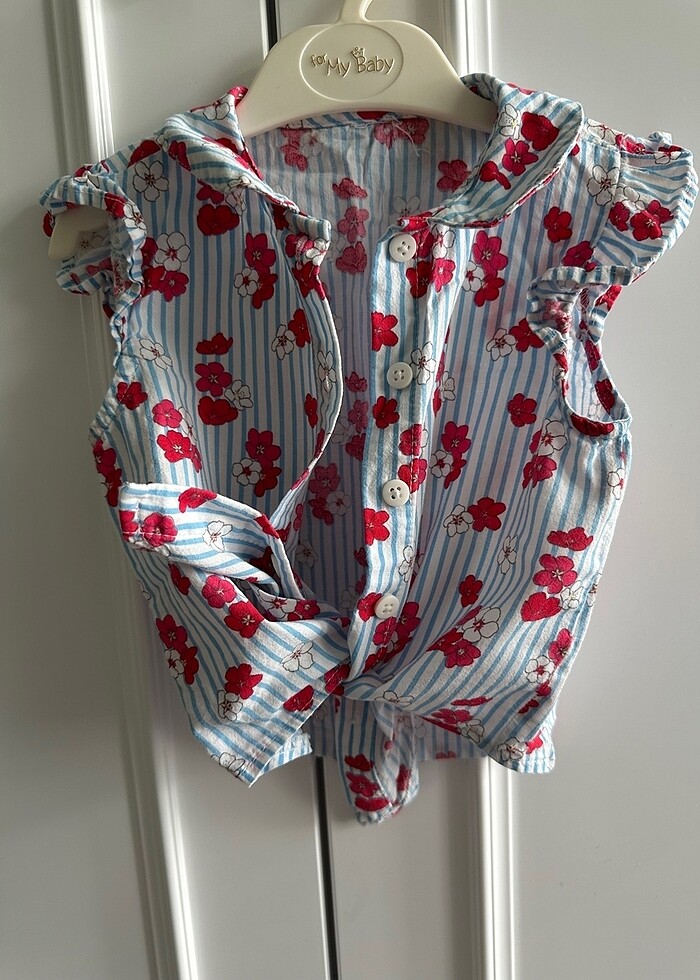 Lcw kız bebek gömlek - Görsel 2