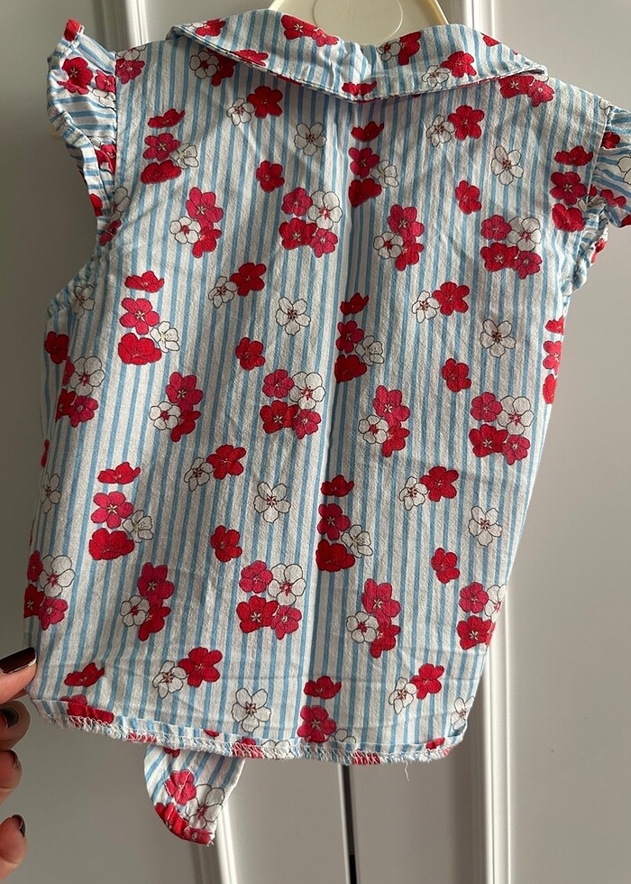 Lcw kız bebek gömlek - Görsel 3