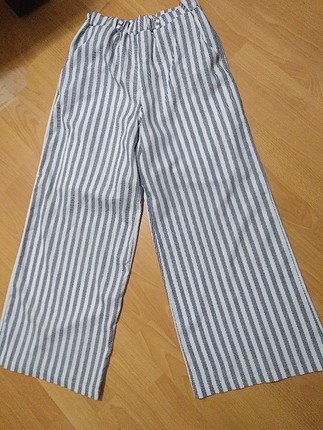 gri beyaz çizgili cepli dize kadar astarlı l xl