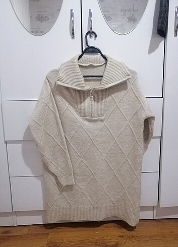 Tunik kazak, oversize kazak, triko elbise 