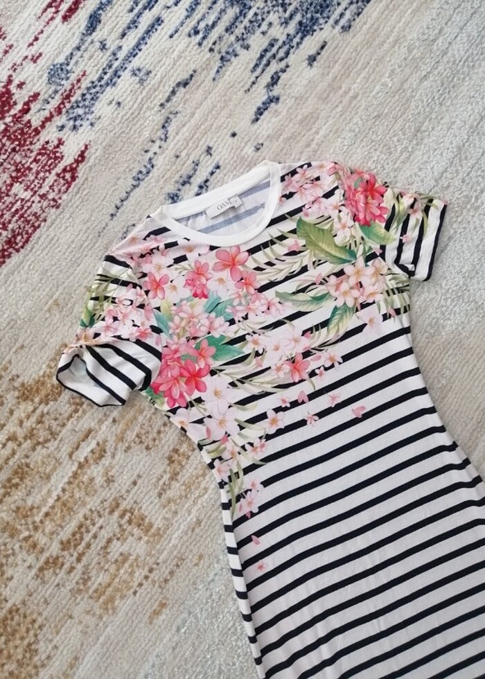 Ligralı elbise  - Görsel 4