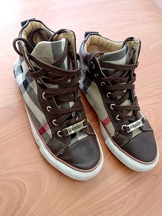 Orijinal Burberry Converse Ayakkabı 37 Numara 