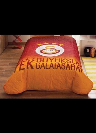 Taç Outlet Galatasaray Tek Kişilik Yatak Örtüsü