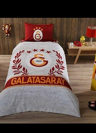 Taç Lisanslı GALATASARAY grey nevresim takımı(Outlet) 