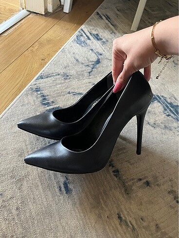 Diğer lacivert yüksek topuk stiletto
