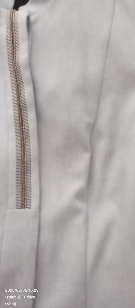 Gri Kemerli Uzun Kadın pardesü - Görsel 2