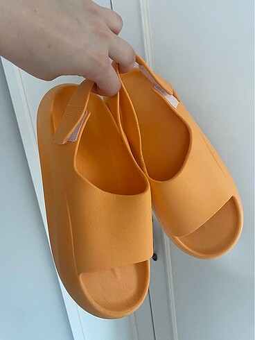 Sıfır sandalet turuncu