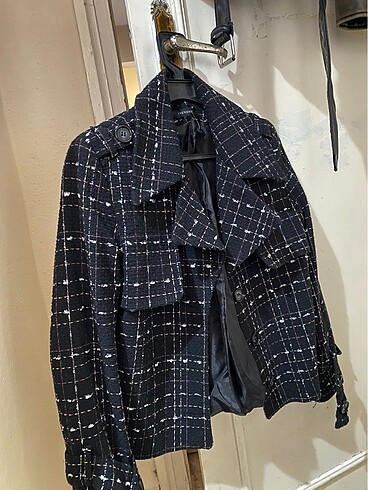 Ekose blazer ceket