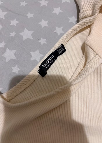 Crop bluz ekru - Görsel 4