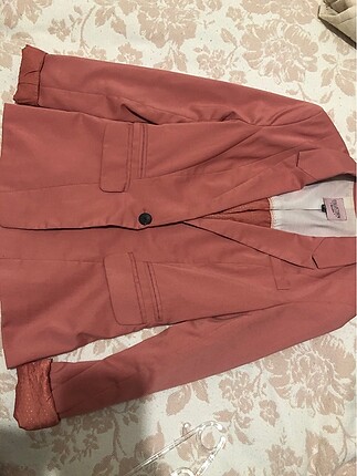 Bershka Pembe blazer ceket