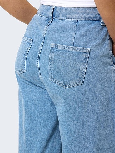 27 Beden mavi Renk Geniş paça jean