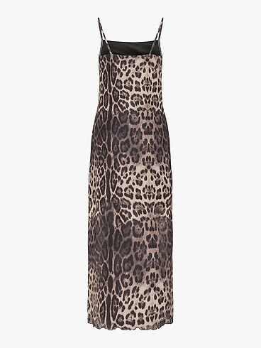 Pieces Leopar tül elbise
