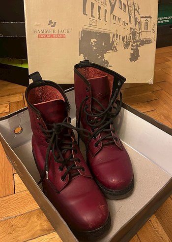 Lumberjack Bordo Deri Bot