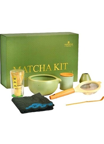 TOPONETEA 7 Parça Japon Matcha Çay Seti SIFIR ÜRÜN