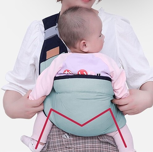  Beden pembe Renk Ergonomik Ayarlı Bebek Taşıma Puset Kanguru Ana Kucağı